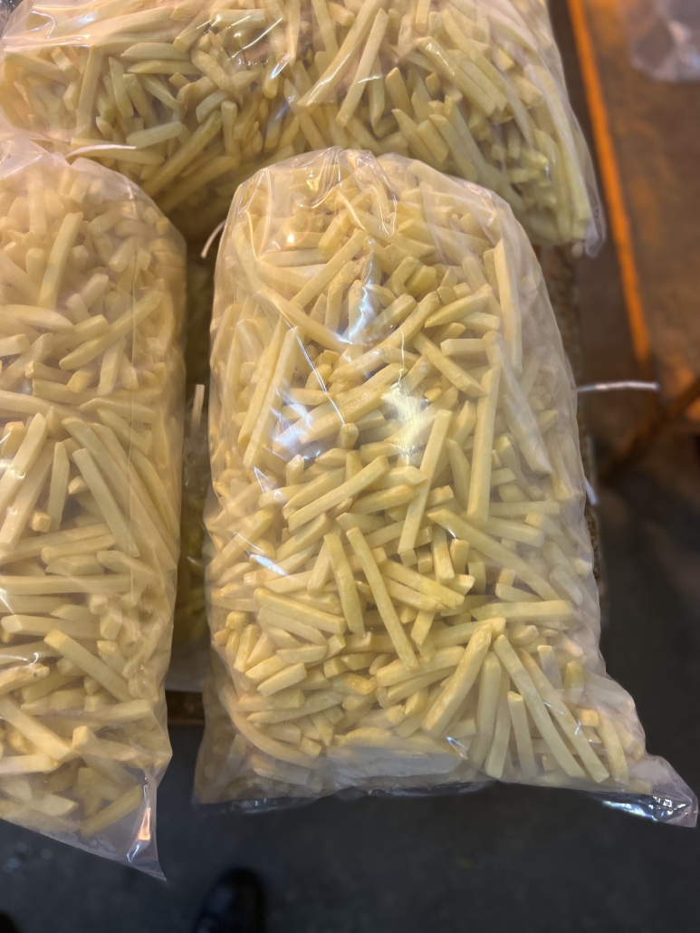 فروش ارزان سیب زمینی نیمه آماده منجمد